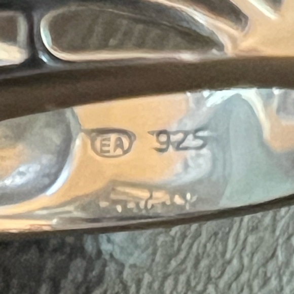 Ross Simons sterling Jade and multi gemstone ring - Picture 6 of 10